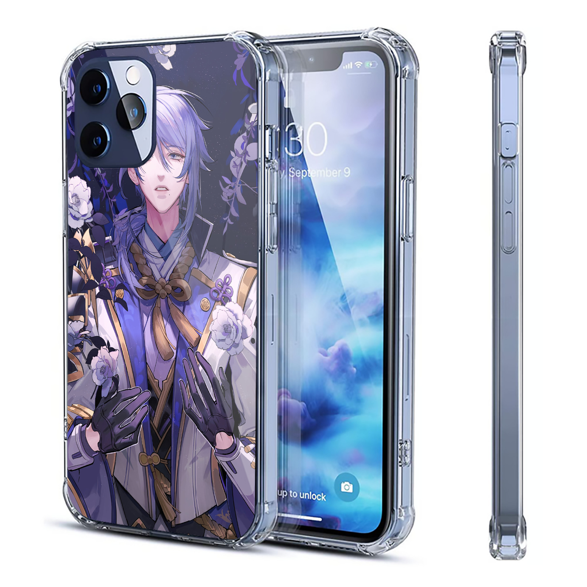 げんし神 genshin 【iPhone 12シリーズ対応】透明スマホケース（クリアソフトケース）